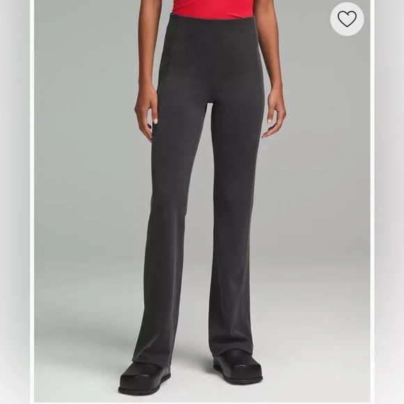 LULULEMON ribbed softstream flared pant regular